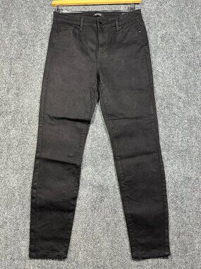 Buffalo David Bitton Jeans Womens 6 Mollie High Rise Stretch Skinny Black Cotton